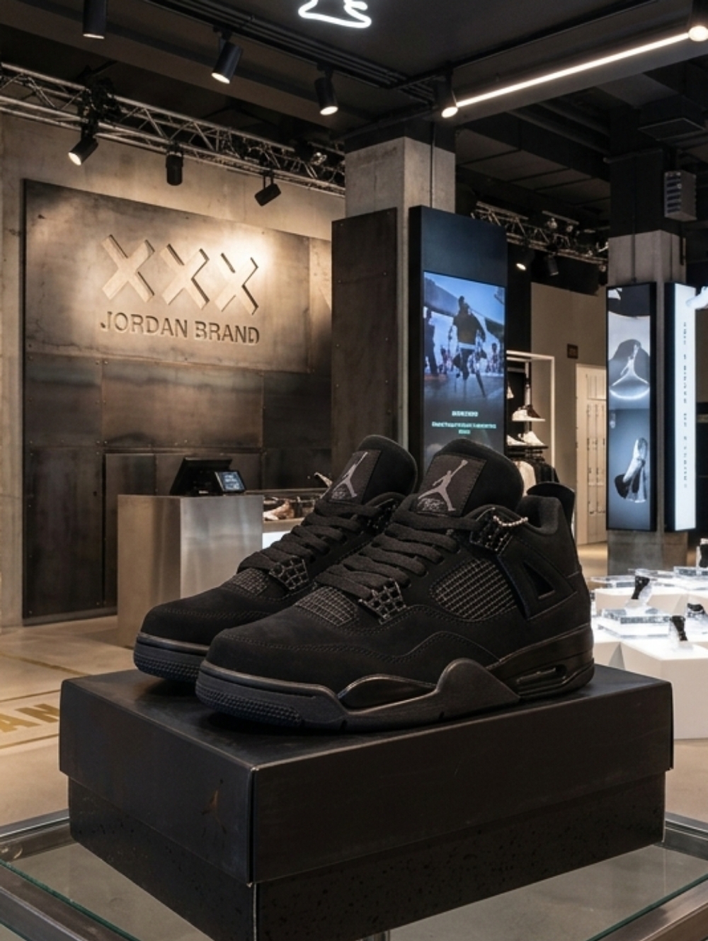 New - Air Jordan 4 Retro Black Cat